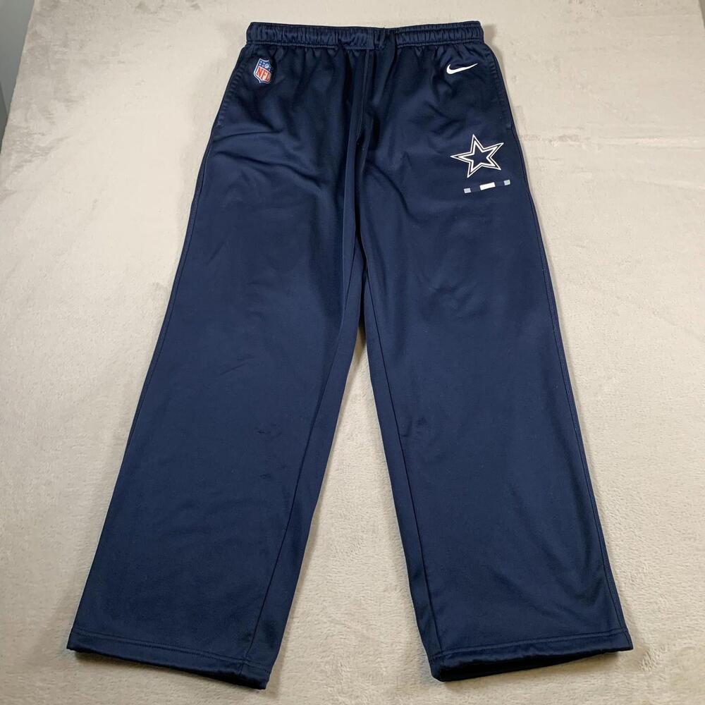 Dallas Cowboys Pants Mens XL Navy Blue NFL Football Dri-Fit On Field Nike Lounge